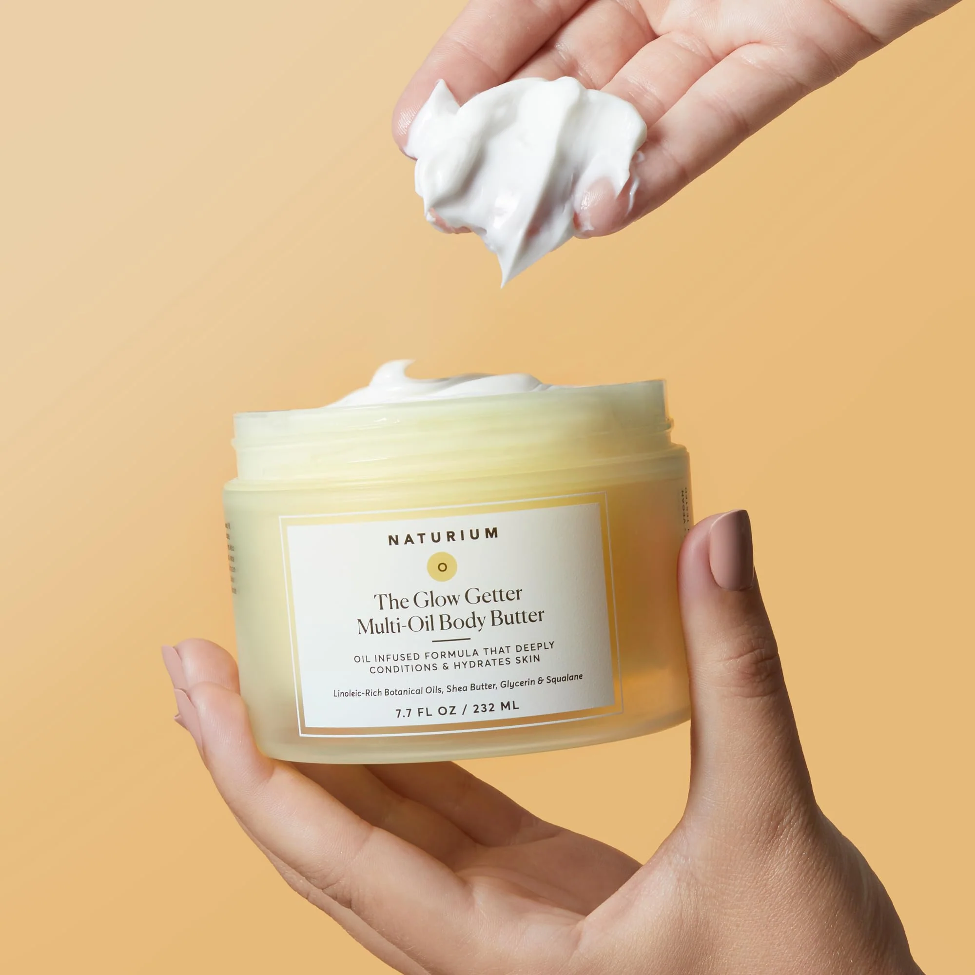 Naturium The Glow Getter Whipped Multi-Oil Body Butter, Firming Cream & Body Moisturizer with Shea Butter, 7.7 fl oz - Image 5