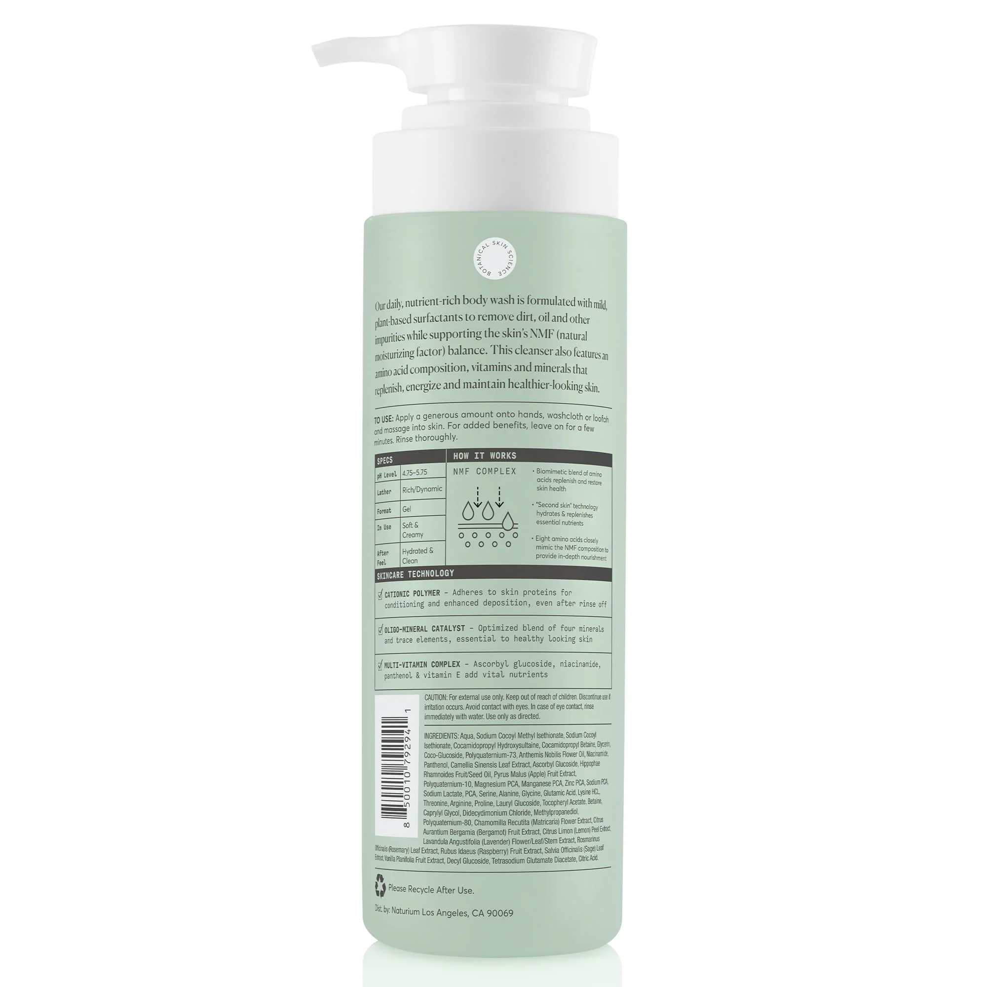 Naturium The Multi-Vitamin Daily Nutrients Body Wash, Hydrating Cleanser, 16.9 oz - Image 7