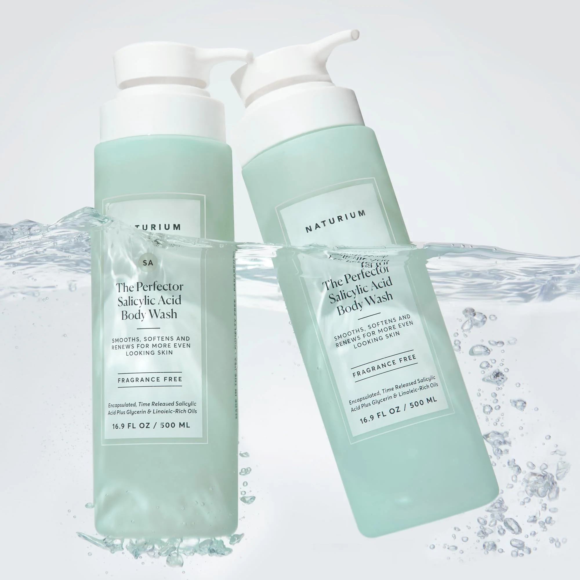 Naturium The Perfector Salicylic Acid Body Wash, Gentle & Smoothing Cleanser, 16.9 oz - Image 6