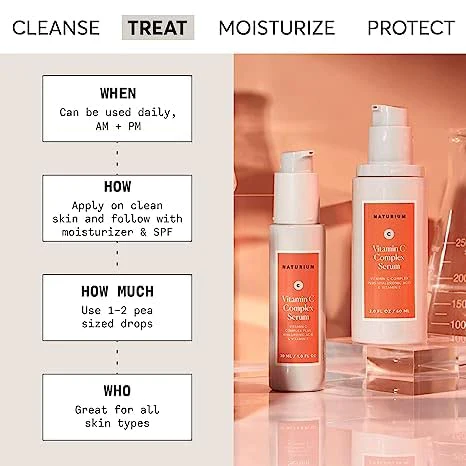 Naturium Vitamin C Complex Face Serum Jumbo, Anti-Aging Facial Treatment with Hyaluronic Acid & Vitamin E, 2 oz - Image 6