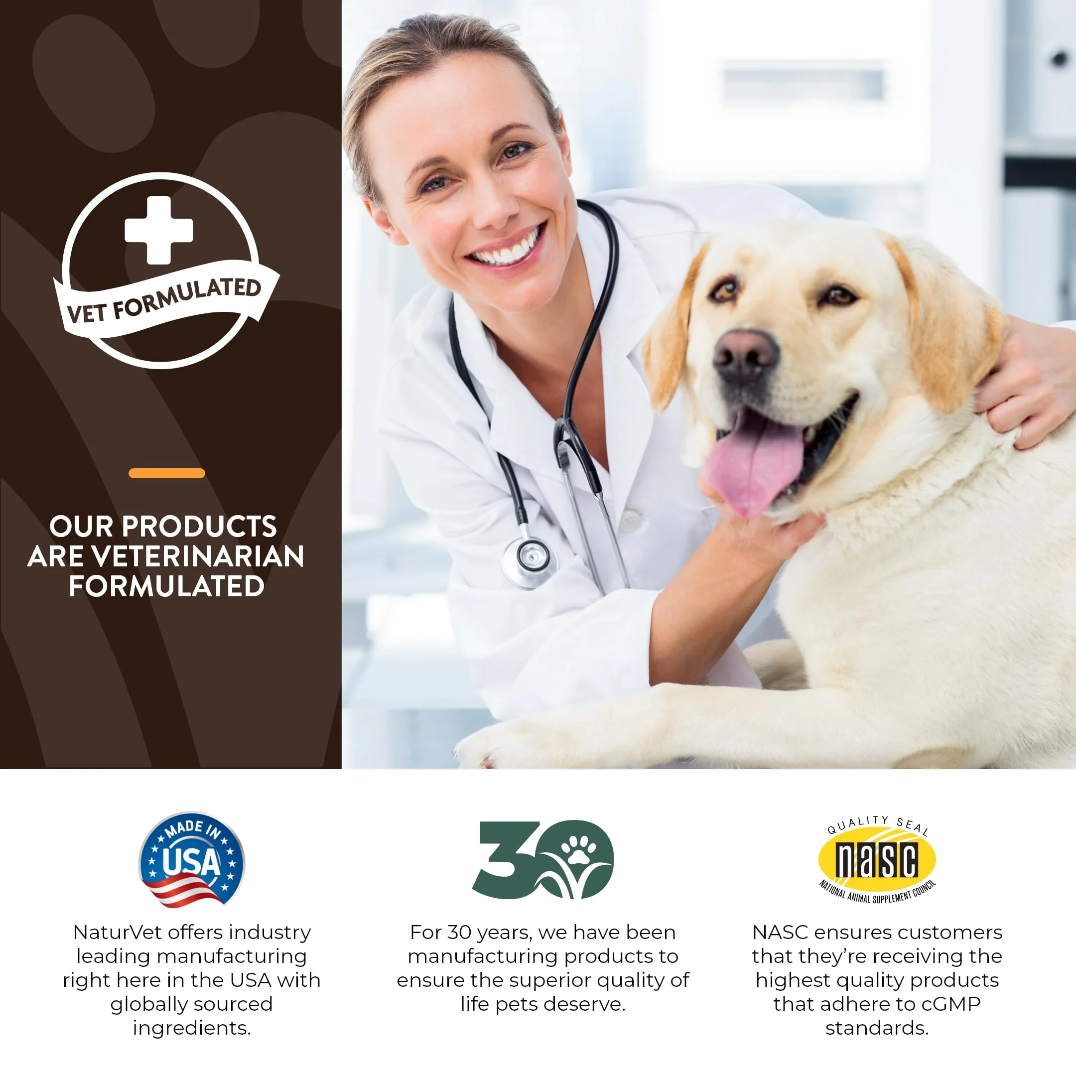 NaturVet Doodle Breeds Supplement- for Joint Support, Digestion, Skin, Coat Care- Dog Multivitamins with Minerals, Omega-3, PlaqueOff- Wheat-Free Vitamins for Dogs- Doodle Breeds- 50 Soft Chews - Image 2