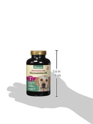 NaturVet Glucosamine DS Level 1 Maintenance Care Hip & Joint Support Pet Supplement for Dogs & Cats –Glucosamine, Chondroitin, Antioxidants –Supports Cartilage, Joint Function – 60 Ct. - Image 7