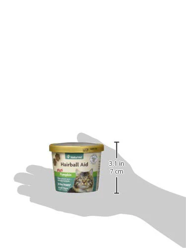 NaturVet – Hairball Aid Supplement for Cats - Plus Pumpkin – Helps Eliminate & Prevent Hairballs – 60 Soft Chews - Image 7