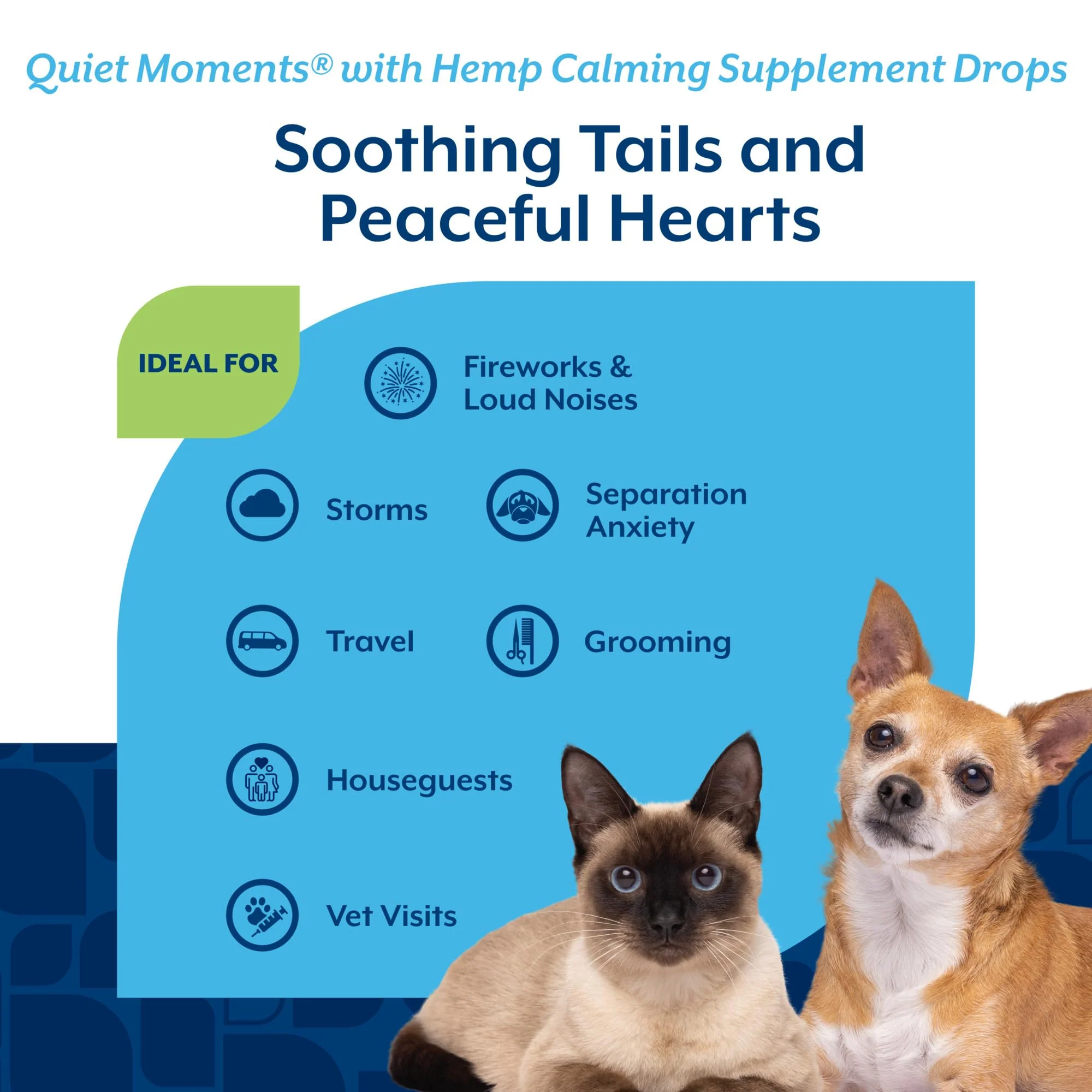 NaturVet – Hemp Quiet Moments Calming Drops – Enhanced with Hemp Seed Oil, L-Tryptophan & Ginger – Helps Reduce Stress & Promote Relaxation – for Dogs & Cats - Image 5
