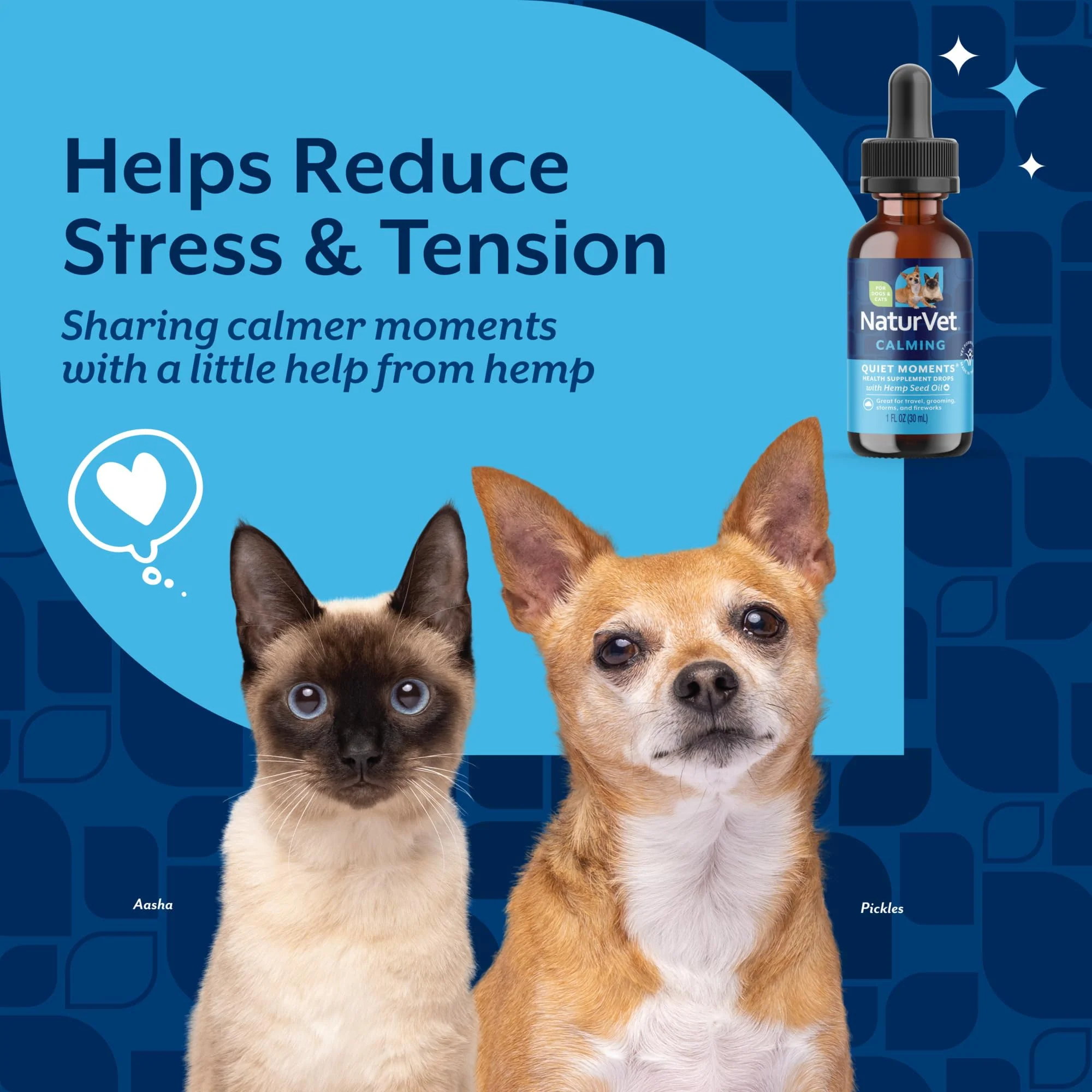 NaturVet – Hemp Quiet Moments Calming Drops – Enhanced with Hemp Seed Oil, L-Tryptophan & Ginger – Helps Reduce Stress & Promote Relaxation – for Dogs & Cats - Image 6