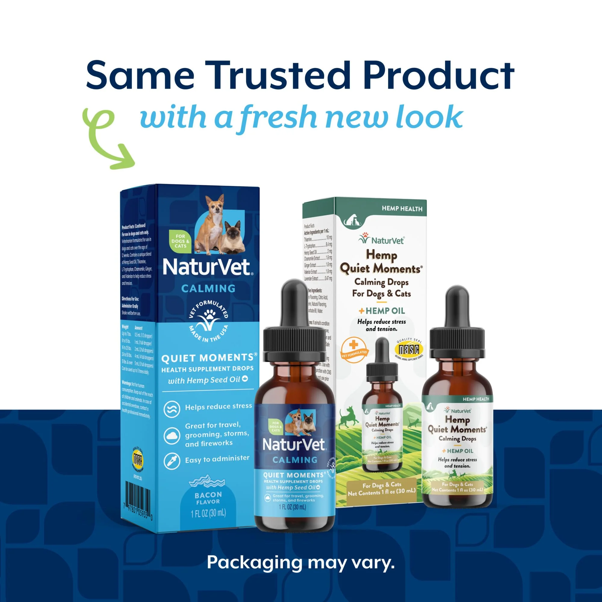 NaturVet – Hemp Quiet Moments Calming Drops – Enhanced with Hemp Seed Oil, L-Tryptophan & Ginger – Helps Reduce Stress & Promote Relaxation – for Dogs & Cats - Image 7