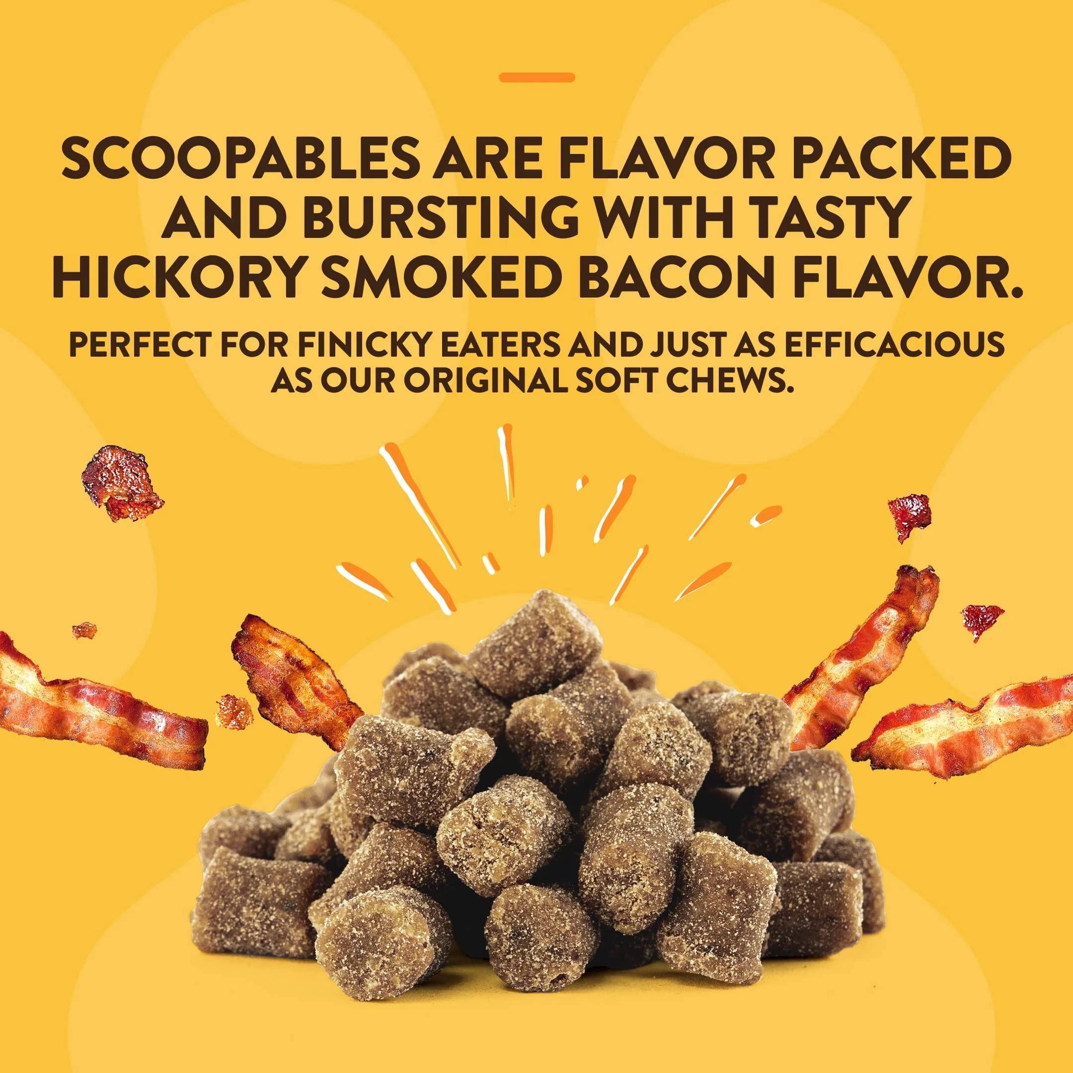 NaturVet Scoopables Emotional Support for Dogs - Daily Calming Aid Promotes 24/7 Normal, Calm Behavior - Hickory Smoked Bacon Flavored | 11oz Bag - Image 6
