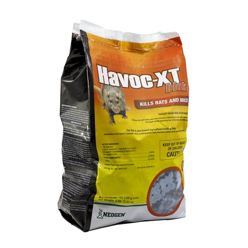Neogen RODENTICIDE Havoc XT Rat Bait Block Pouch, 8-Pound (00595), blue - Image 3