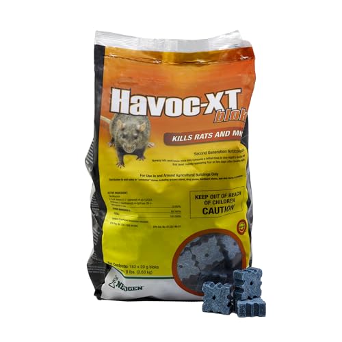 Neogen RODENTICIDE Havoc XT Rat Bait Block Pouch, 8-Pound (00595), blue - Image 4