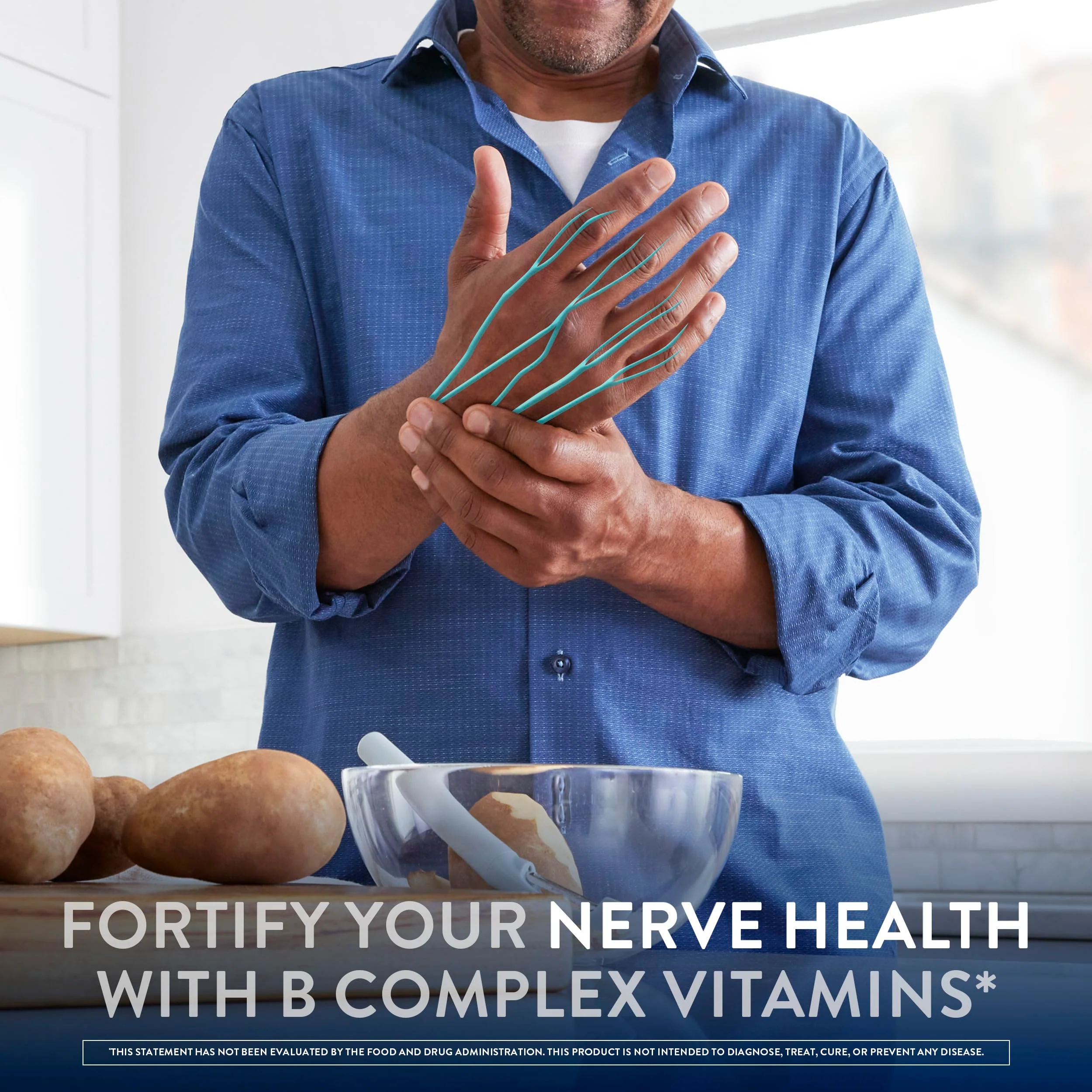 Nervive Nerve Health, Alpha Lipoic Acid, Fortify Nerve Health, Healthy Nerve Function, Healthy Blood Circulation, Supplement, Tablet, 30 Tablets - Image 8