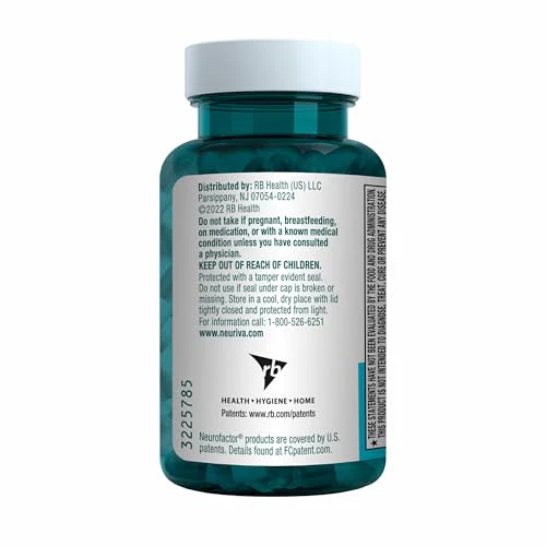 NEURIVA Plus Brain Supplement for Memory and Focus Clinically Tested Nootropics for Concentration for Mental Clarity, Cognitive Enhancement Vitamins B6, B12, Phosphatidylserine 30 Capsules - Image 6