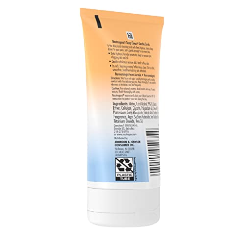 Neutrogena Deep Clean Gentle Daily Facial Scrub, Oil-Free Cleanser 4.2 fl. Oz - Image 4