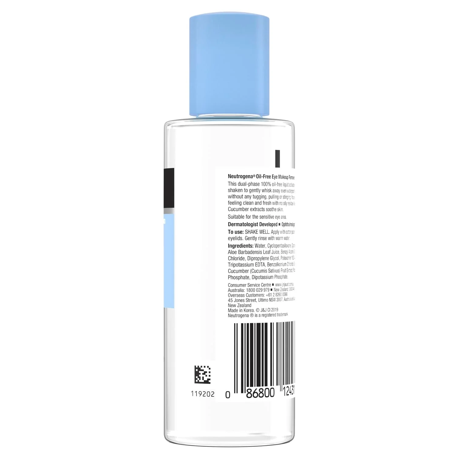 Neutrogena Gentle Oil-Free Eye Makeup Remover & Cleanser for Sensitive Eyes, Makeup Remover for Waterproof Mascara, Dermatologist & Ophthalmologist Tested, 3.8 fl. oz - Image 4