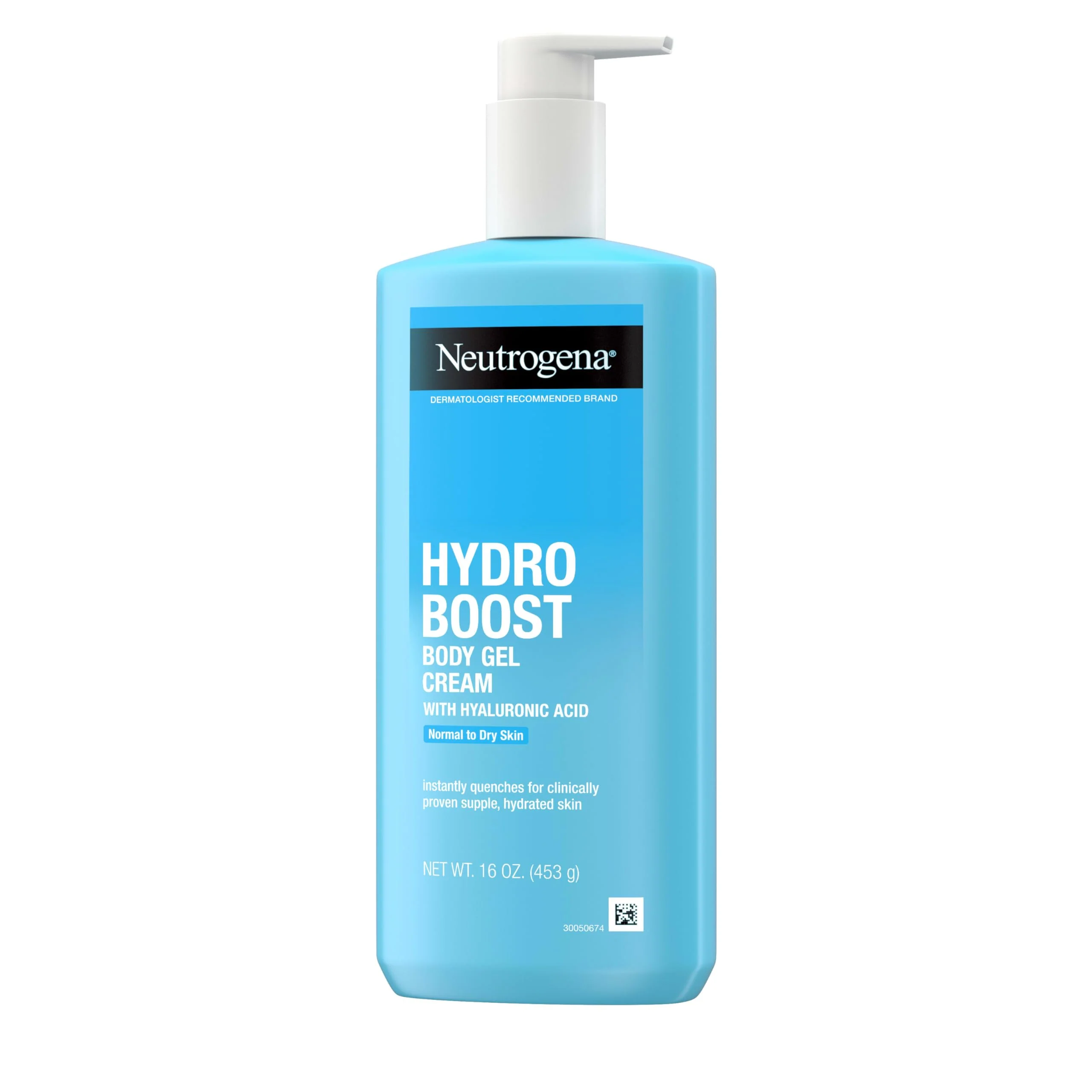 Neutrogena Hydro Boost Body Gel Cream, Hydrating Body Lotion with Hyaluronic Acid for Normal to Dry Skin, Lightweight Fragrance-Free Hyaluronic Acid Moisturizer, 16 OZ - Image 2