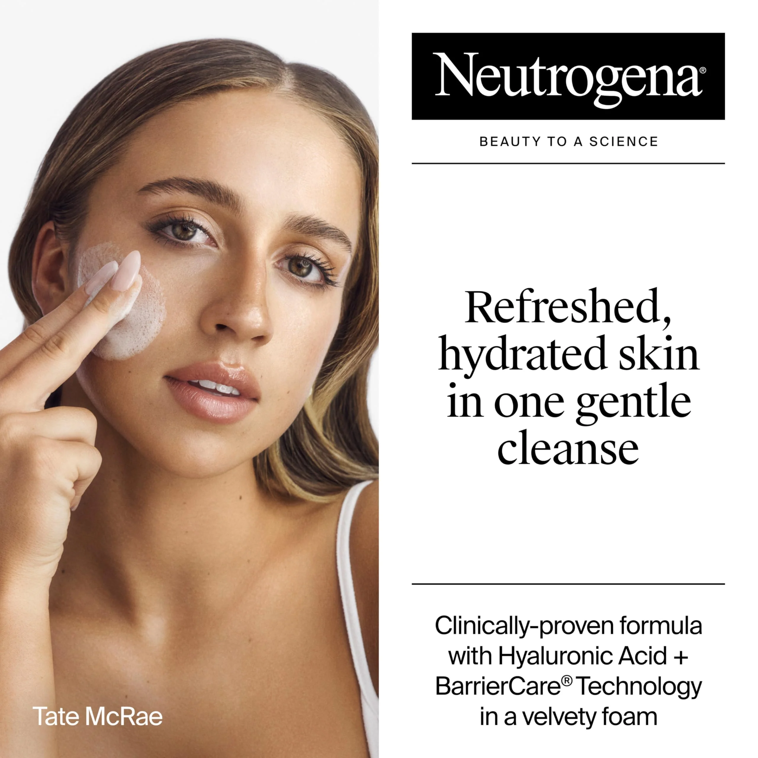 Neutrogena Hydro Boost Hydrating Face Wash & Makeup Remover, Gentle Facial Cleanser Gel with Hyaluronic Acid, Locks Moisture for Soft Supple Skin, Hypoallergenic, Oil-Free, Soap-Free, 7.8 fl oz - Image 8