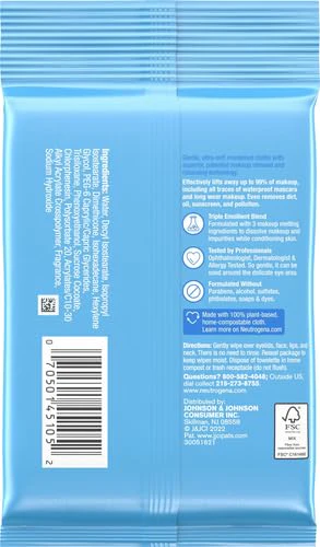 Neutrogena Make-Up Remover Cleansing Towelettes, 7 Count, Packaging May Vary - Image 10