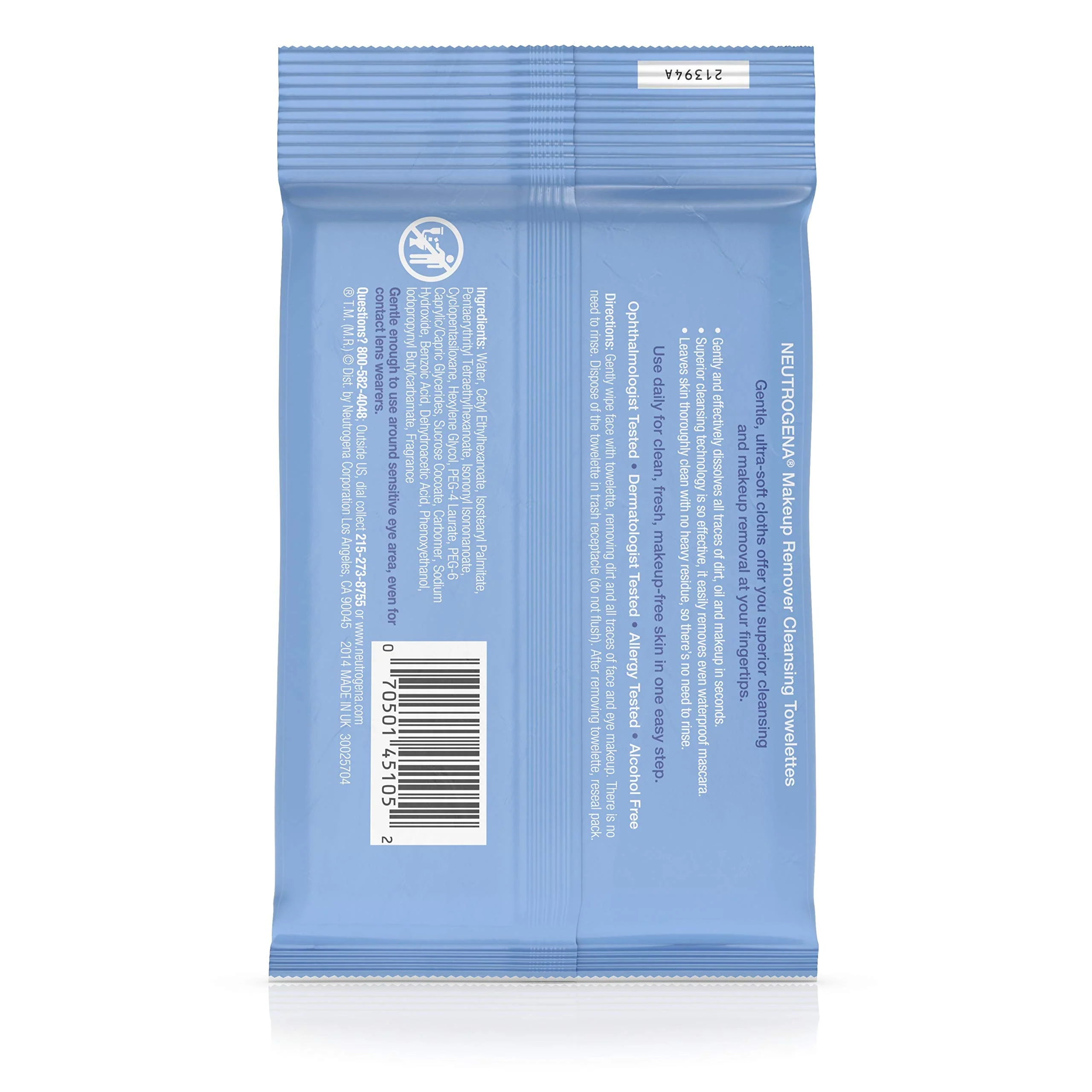 Neutrogena Make-Up Remover Cleansing Towelettes, 7 Count, Packaging May Vary - Image 6