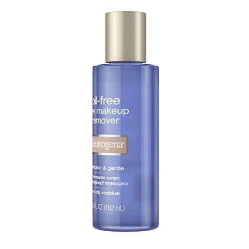 Neutrogena Oil-Free Liquid Eye Makeup Remover, Residue-Free, Non-Greasy, Gentle & Skin-Soothing Makeup Remover Solution with Aloe & Cucumber Extract for Waterproof Mascara, 5.5 fl. Oz (Pack of 4) - Image 6