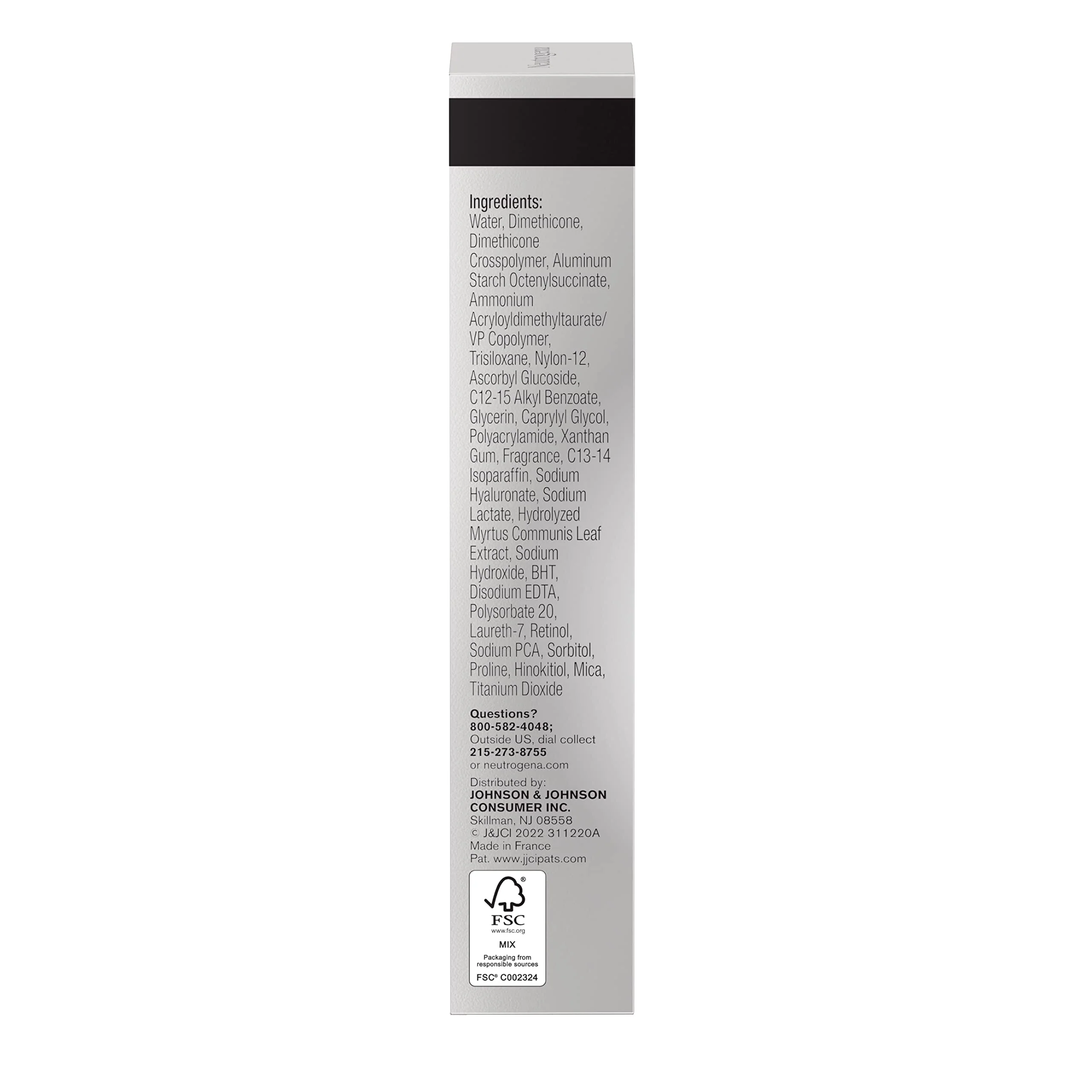 Neutrogena Rapid Tone Repair Retinol + Vitamin C Dark Spot Corrector Face Serum, Daily Anti-Wrinkle Dark Spot Corrector to Brighten & Even Tone, Mineral-Oil & Dye-Free, White, 1 oz - Image 8