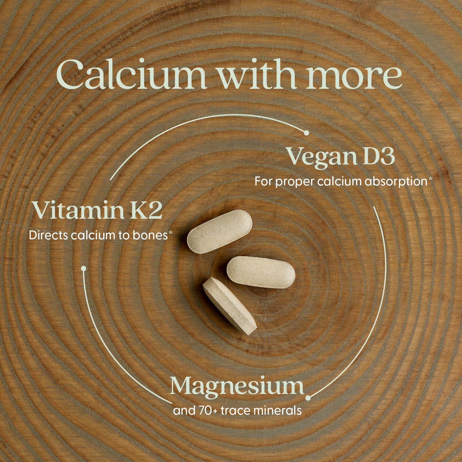 New Chapter Calcium Supplement - Bone Strength Plant-Based USDA Organic Calcium with Magnesium, Vitamin D3+K2, for Bone Health & Joint Mobility, Heart Support, 905 mg dose - 120 Slim Tablets - Image 6