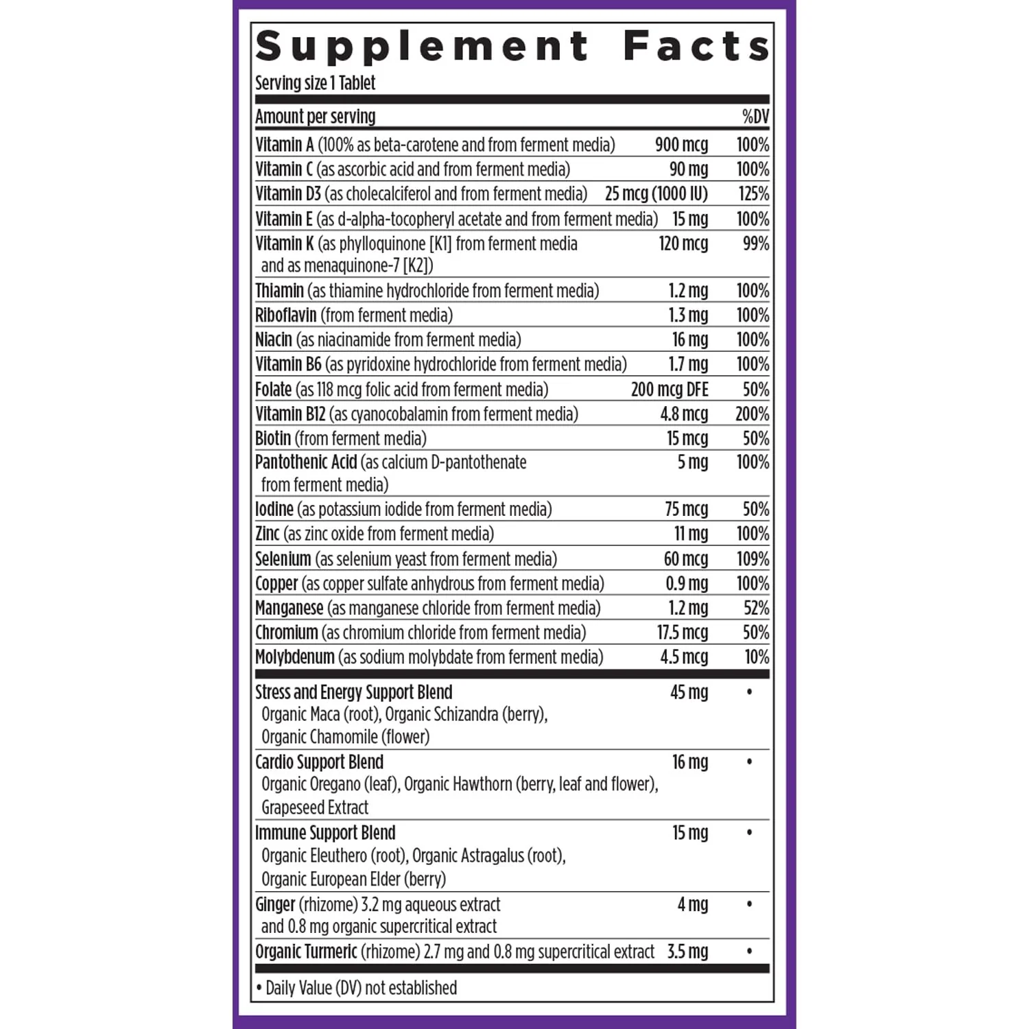 New Chapter Men’s Multivitamin, B6, Extra B12, D3, Vitamin C & Zinc, Immune, Heart, Cellular Energy, and Brain Health, Gentle on The Stomach, One Daily, Non-GMO, Gluten-Free, 18+, 48 Tablets - Image 4