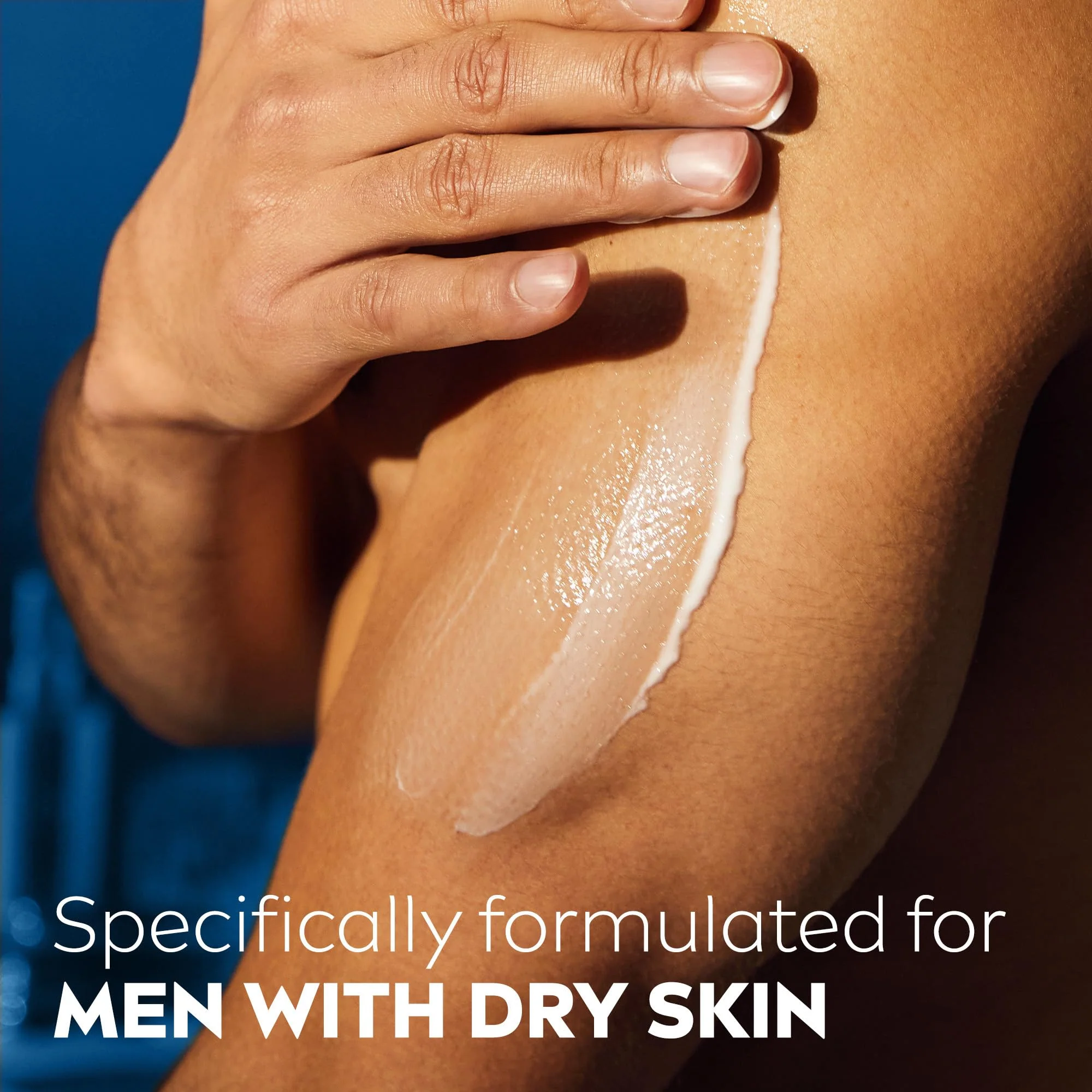 NIVEA MEN Maximum Hydration 48-Hour Moisture Body Lotion for Dry Skin, Aloe Vera Lotion for Men, 3-in-1 Body, Face and Hands, Dermatologically-Tested, 16.9 Fl Oz Bottle - Image 4