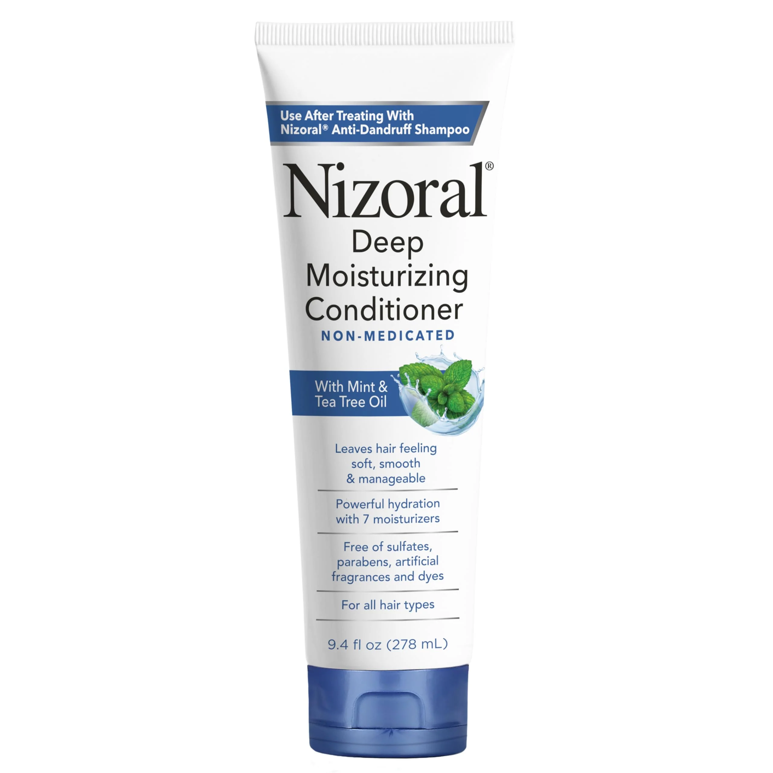 Nizoral Deep Moisturizing Conditioner, 9.4 oz, Anti-Dandruff Conditioner with Mint & Tea Tree Oil, Sulfate and Paraben Free, No Artificial Fragrance, For All Hair Types - Image 10