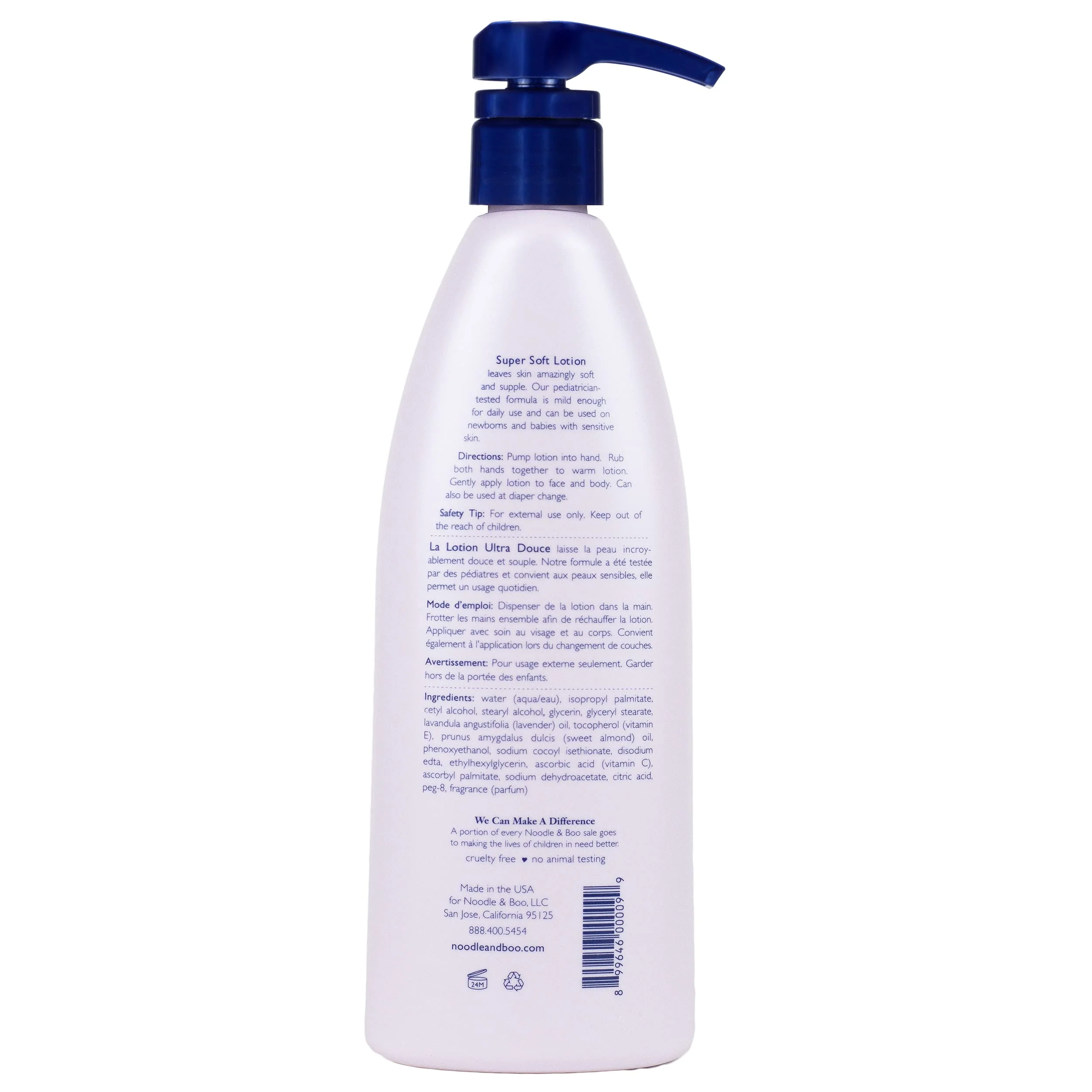 Noodle & Boo Lavender Super Soft Moisturizing Lotion for Daily Newborn And Baby Care, 16 fl. oz - Image 4
