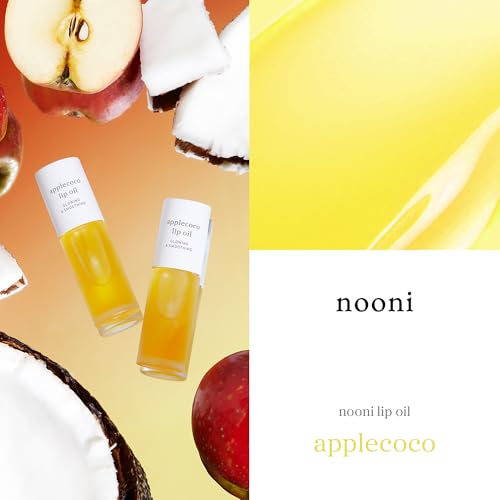 NOONI Korean Lip Oil - Applecoco | Long-Lasting, Moisturizing, Plumping, Revitalizing for Dry Lips, Waterproof, No Peel Off, Hydrating, Stocking Stuffers, Preppy Stuff, 0.12 FL Oz - Image 10