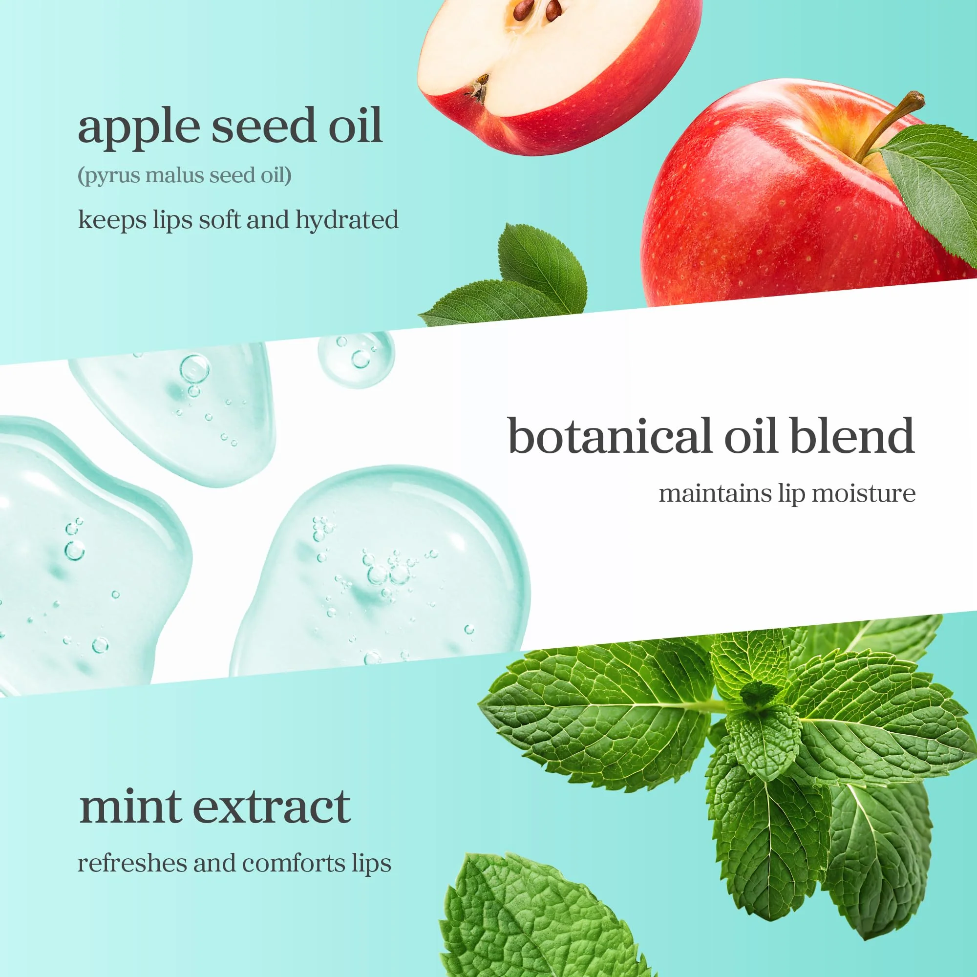 NOONI Korean Lip Oil - Applemint | Long-Lasting, Moisturizing, Plumping, Revitalizing for Dry Lips, Waterproof, No Peel Off, Hydrating, Nourishing Crystal Clear, 0.12 FL Oz - Image 7