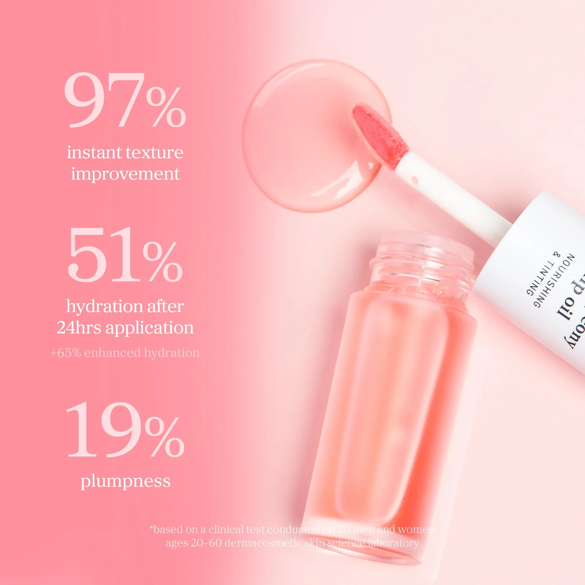 NOONI Korean Lip Oil - Applepeony | Long-Lasting, Moisturizing, Plumping, Revitalizing for Dry Lips, Waterproof, No Peel Off, Hydrating, Stocking Stuffers, Cute Stuff, 0.12 FL Oz - Image 9