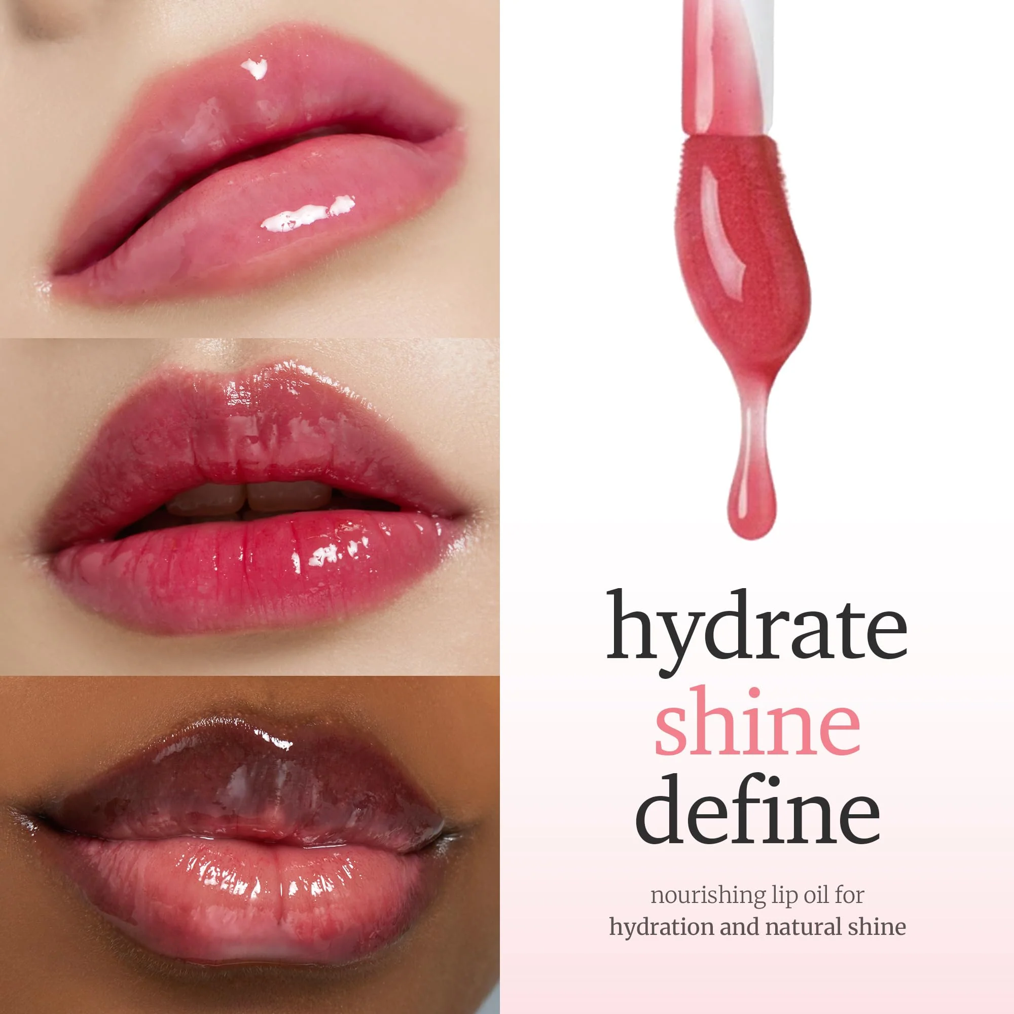 NOONI Korean Lip Oil - Appleplum | Long-Lasting, Moisturizing, Plumping, Revitalizing for Dry Lips, Waterproof, No Peel Off, Korean Tint, Hydrating, Nourishing Crystal Clear, 0.12 FL Oz - Image 5
