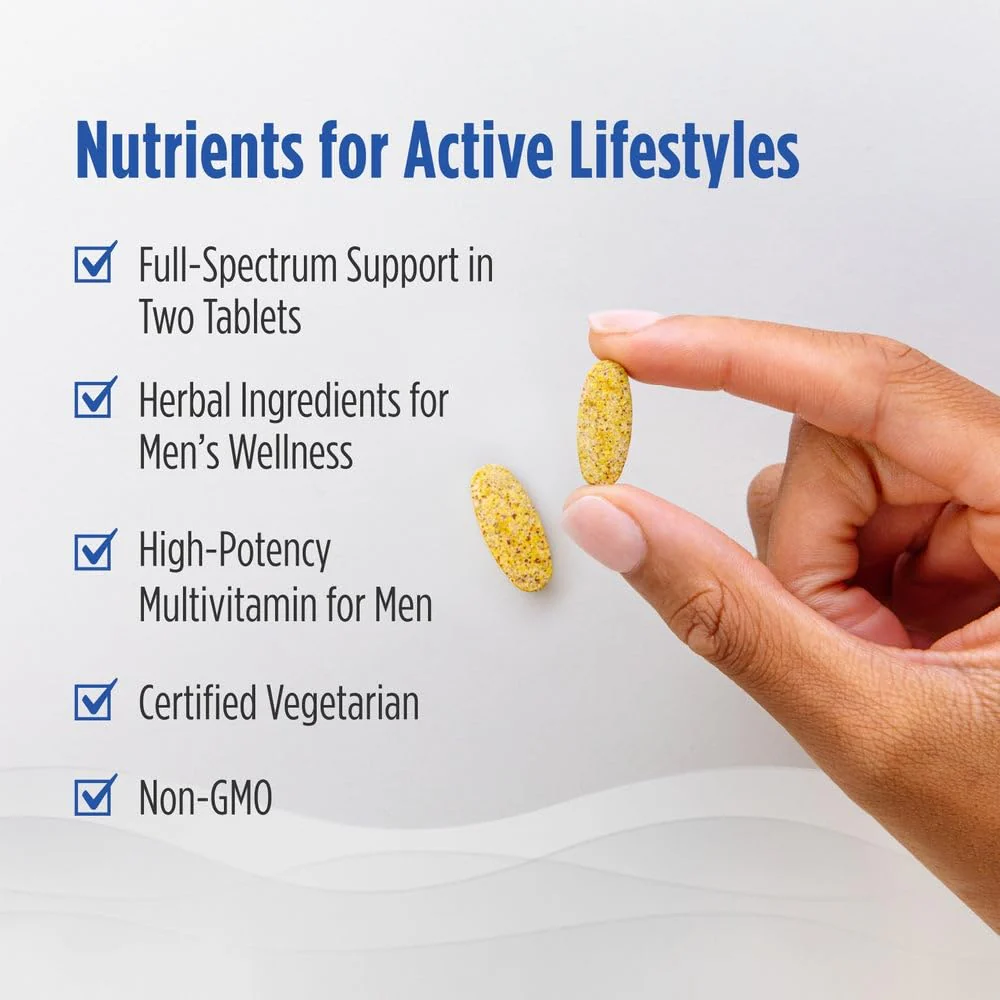 Nordic Naturals Men’s Multivitamin Extra Strength - Bone, Energy, & Blood-Vessel Support - Immunity Supplement - 20 Essential Nutrients - 60 Tablets - 30 Servings - Image 4