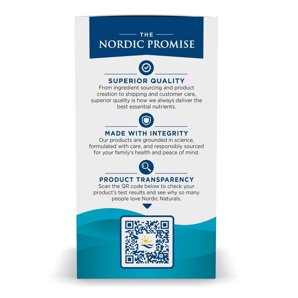 Nordic Naturals Plant Based Ultimate Omega, Lemon Flavor - 60 Vegetarian Soft Gels - 1210 mg Omega-3 - Vegan EPA and DHA - Supplement Made from Algae - Brain & Heart Support - Non-GMO - 30 Servings - Image 6