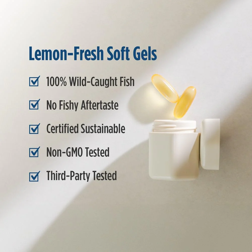Nordic Naturals ProEFA 3-6-9, Lemon Flavor - 180 Soft Gels - 565 mg Omega-3 - EPA & DHA with Added GLA - Healthy Skin, Cognition, & Positive Mood - Non-GMO - 90 Servings - Image 4