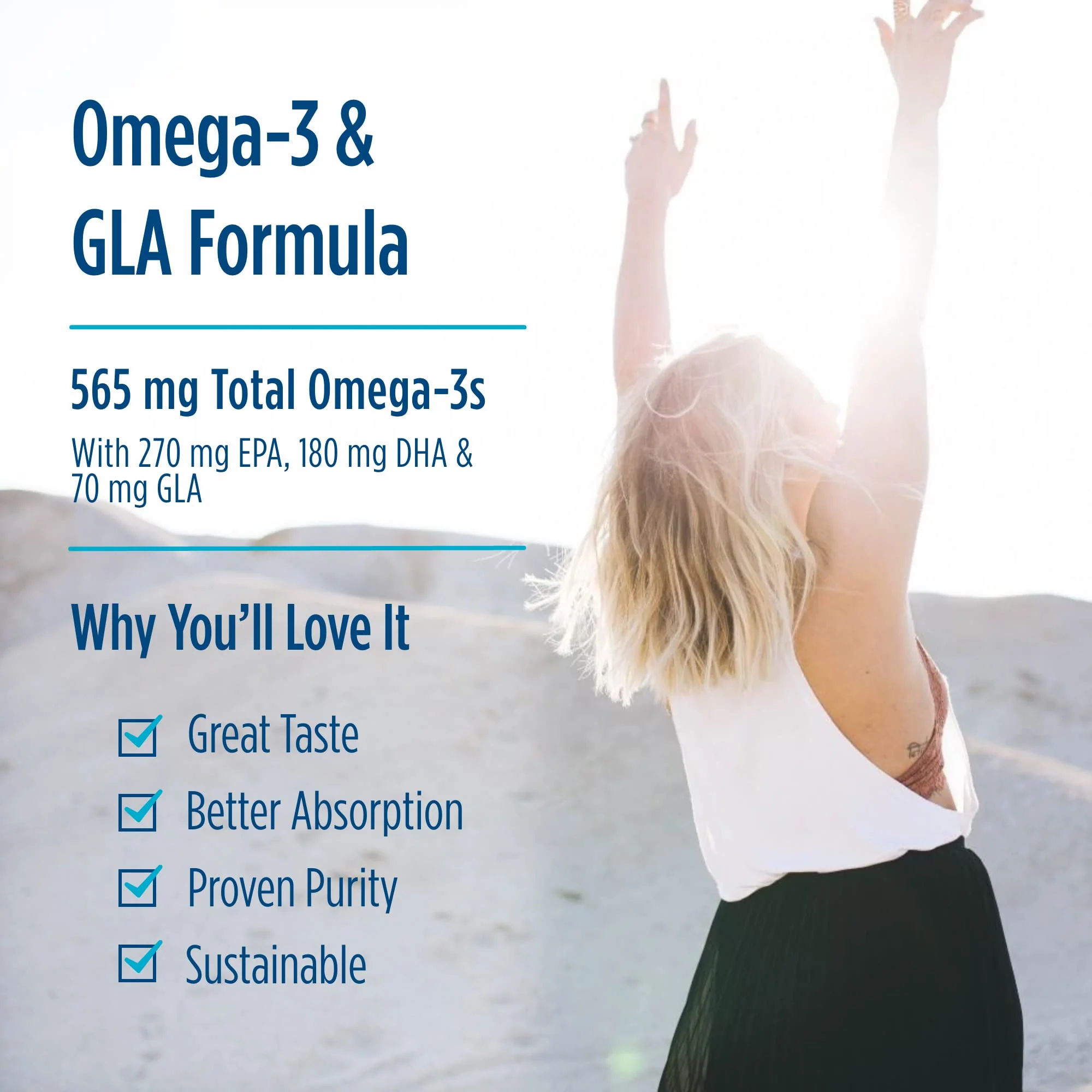 Nordic Naturals ProEFA 3-6-9, Lemon Flavor - 180 Soft Gels - 565 mg Omega-3 - EPA & DHA with Added GLA - Healthy Skin, Cognition, & Positive Mood - Non-GMO - 90 Servings - Image 6