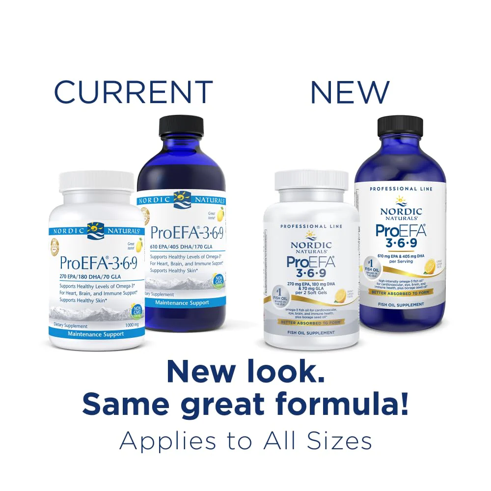 Nordic Naturals ProEFA 3-6-9, Lemon Flavor - 90 Soft Gels - 565 mg Omega-3 - EPA & DHA with Added GLA - Healthy Skin, Cognition, & Positive Mood - Non-GMO - 45 Servings - Image 5