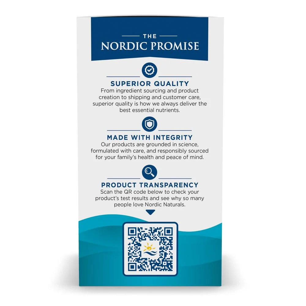 Nordic Naturals Ultimate Omega, Lemon Flavor - 60 Soft Gels - 1280 mg Omega-3 - High-Potency Fish Oil Supplement with EPA & DHA - Promotes Brain & Heart Health - Non-GMO - 30 Servings - Image 12