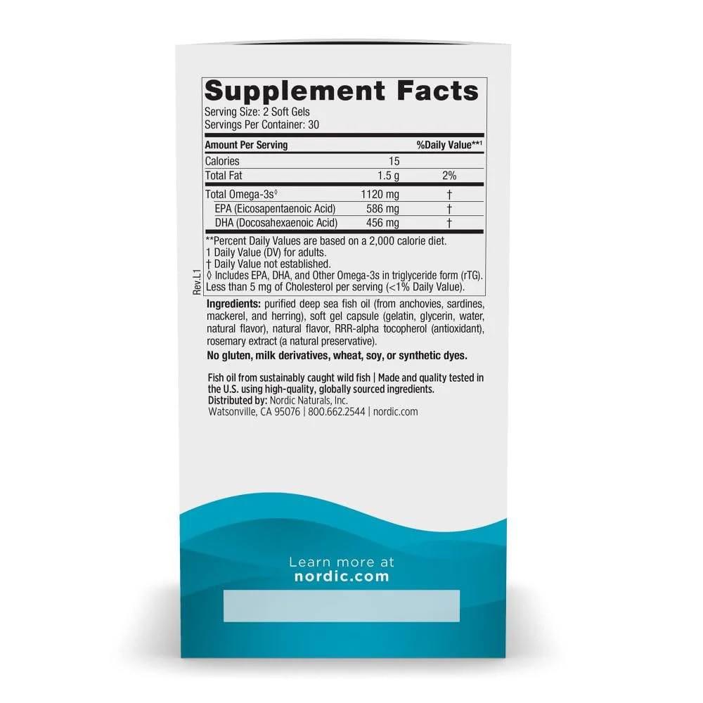 Nordic Naturals Ultimate Omega Minis, Strawberry Flavor - 60 Minis Soft Gels - 1120 mg Omega-3 - High-Potency Fish Oil Supplement - EPA & DHA - Promotes Brain & Heart Health - 30 Servings - Image 9