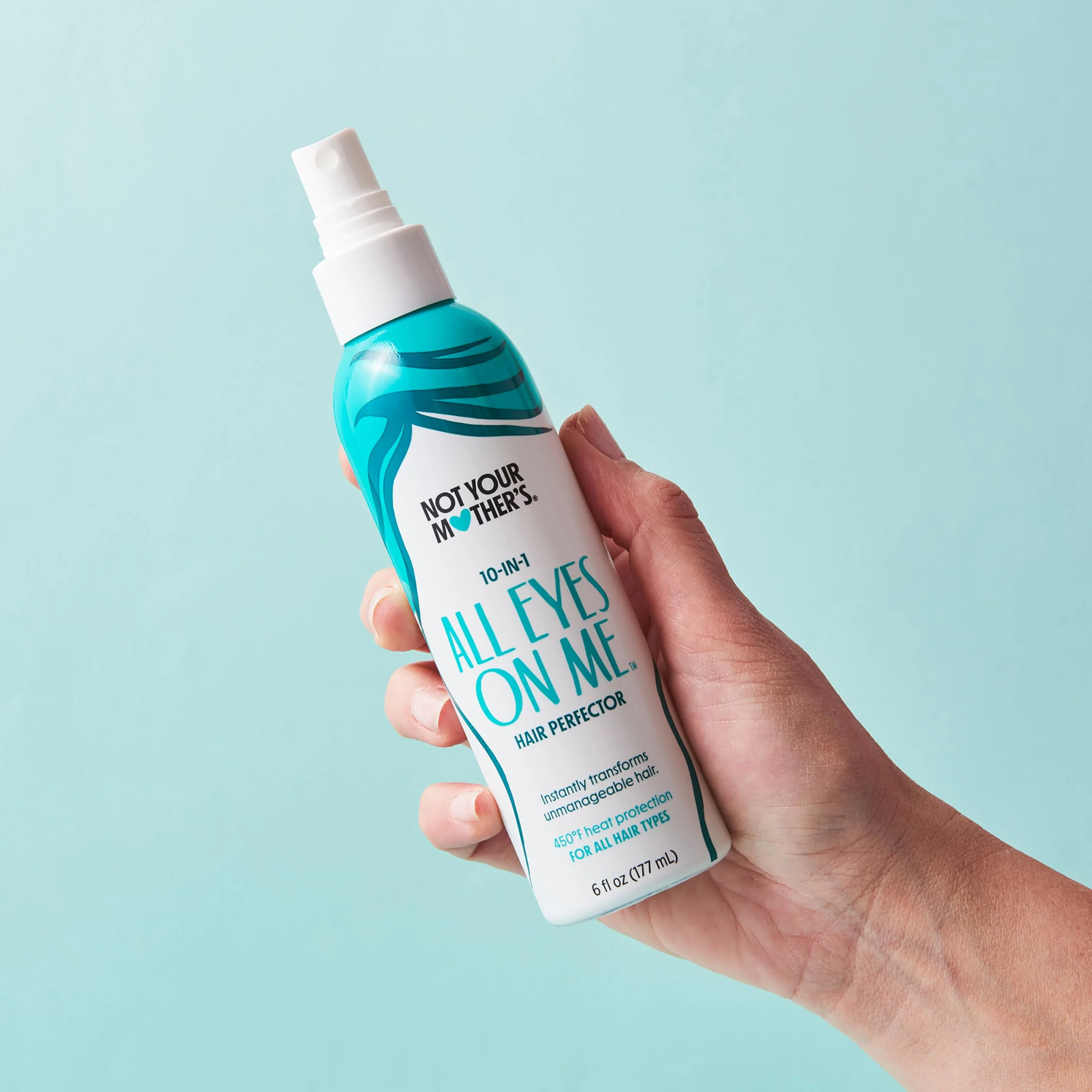 Not Your Mother's All Eyes On Me 10-in-1 Hair Perfector (3-Pack) - 6 fl oz - Heat Protectant for Hair - Moisturizing Detangler Spray and Frizz Control - Image 5