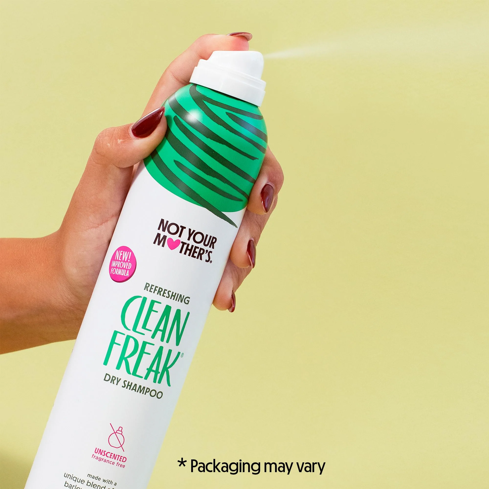 Not Your Mother's Clean Freak Unscented Dry Shampoo (3-Pack) - 7 oz - Dry Shampoo Instantly Absorbs Oil - Hair Essentials for All Hair Types (7 Ounce (Pack of 3)) - Image 9