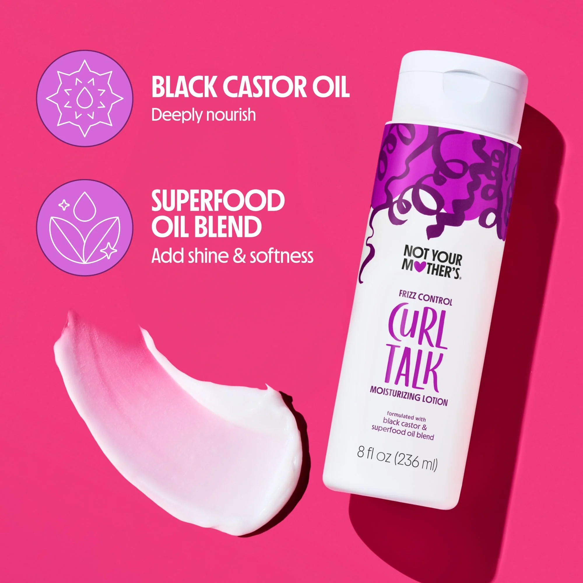 Not Your Mother's Curl Talk Lasting Definition Flash Freeze Gel and Frizz Control Moisturizing Lotion (2-Pack) - Formulated with Rice Curl Complex - Image 5
