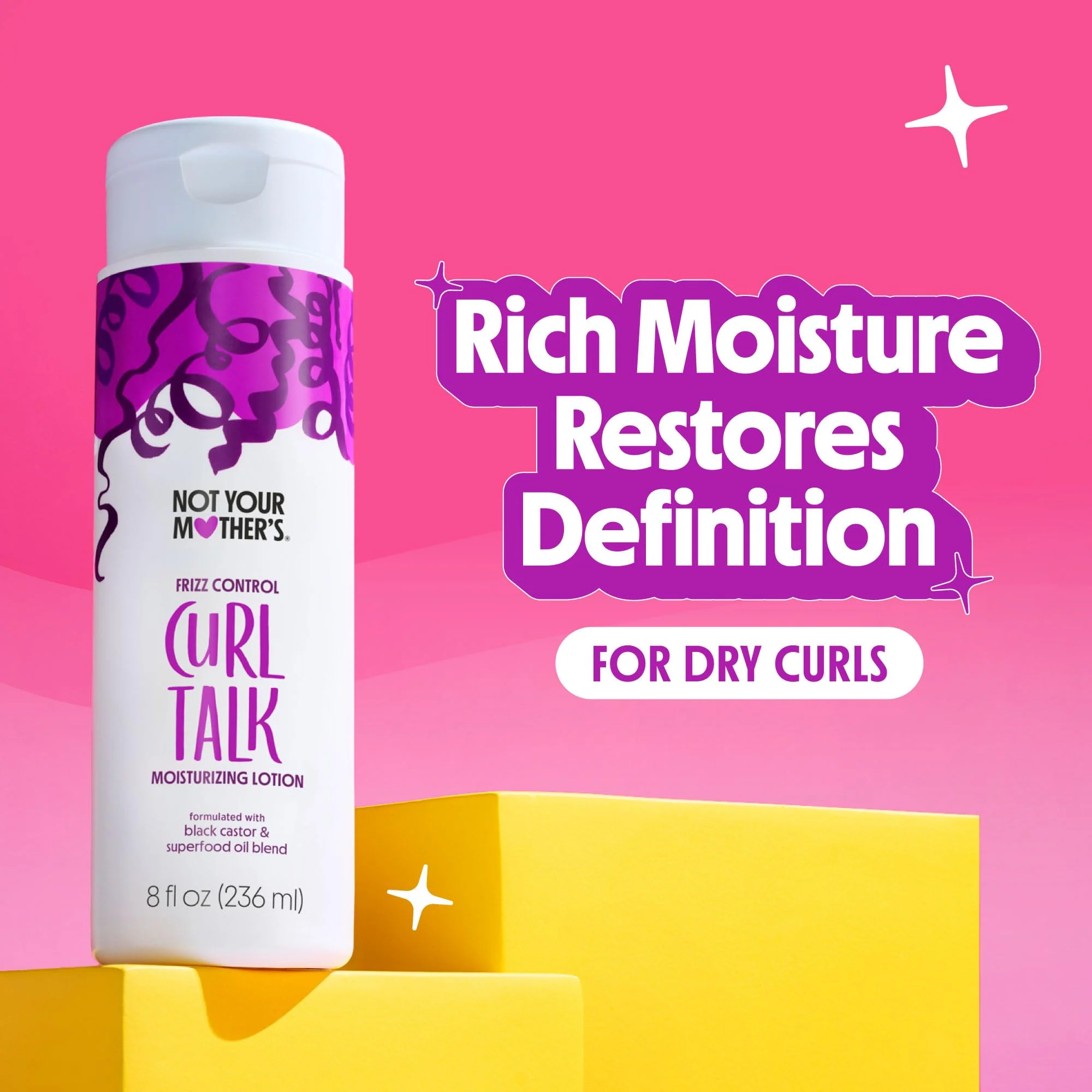 Not Your Mother's Curl Talk Lasting Definition Flash Freeze Gel and Frizz Control Moisturizing Lotion (2-Pack) - Formulated with Rice Curl Complex - Image 9