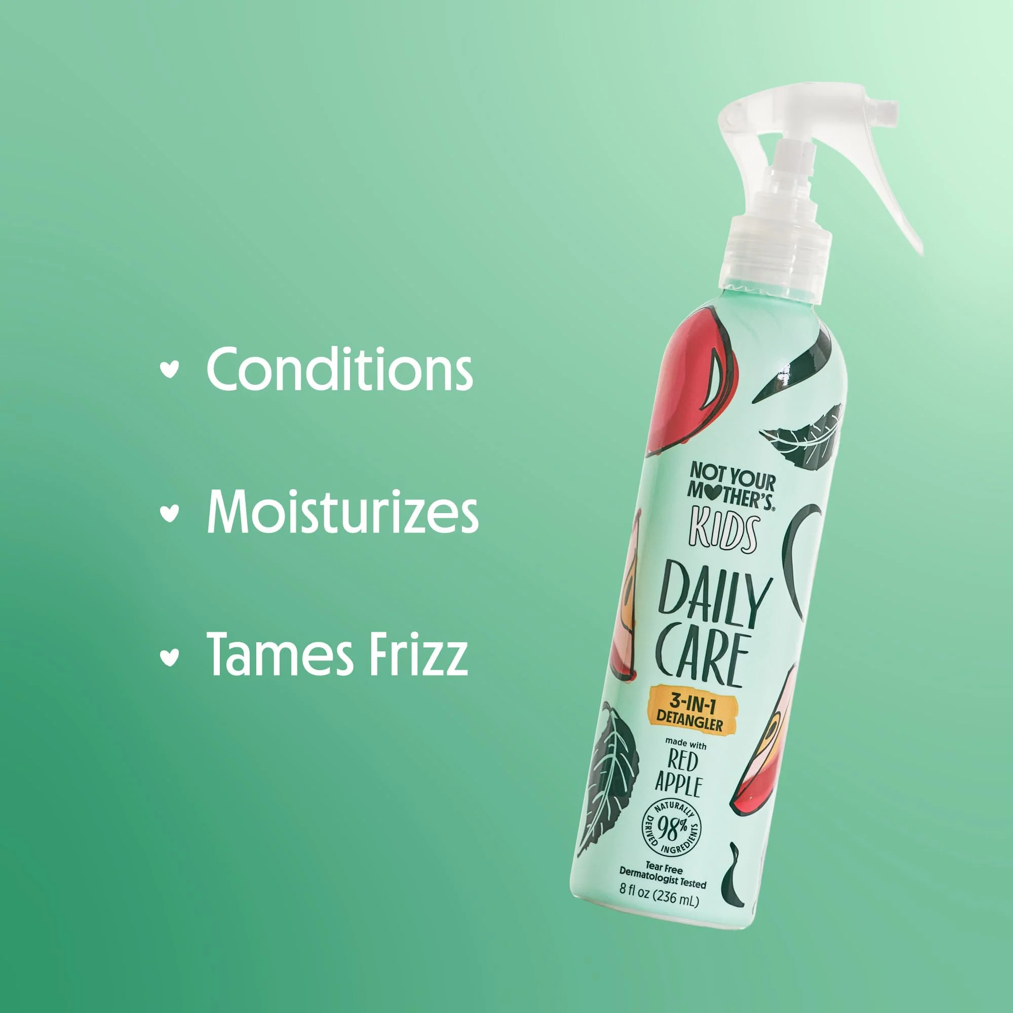 Not Your Mother's Kids Daily Care 2-In-1 Shampoo & Conditioner and 3-In-1 Detangler (2-Pack) - Hair Products for Kids - Ideal for All Hair Types - Image 7