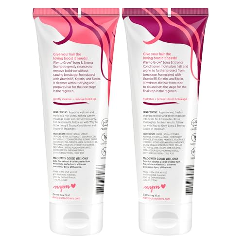 Not Your Mother's Way to Grow Shampoo and Conditioner (2-Pack) - 8 fl oz - Ideal for All Hair Types - Helps Cleanse, Moisturize, and Hydrate Dry and Damaged Hair - Image 2