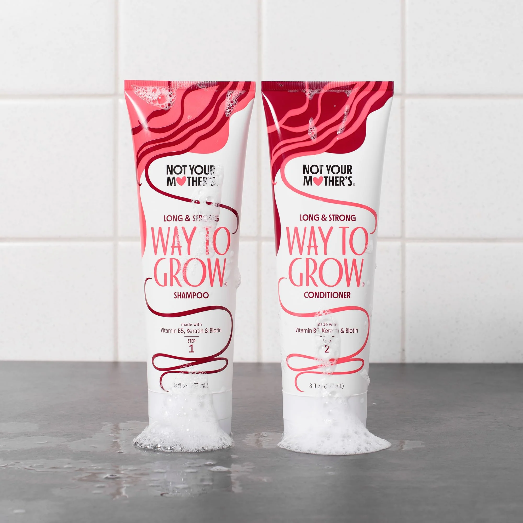 Not Your Mother's Way to Grow Shampoo and Conditioner (2-Pack) - 8 fl oz - Ideal for All Hair Types - Helps Cleanse, Moisturize, and Hydrate Dry and Damaged Hair - Image 7