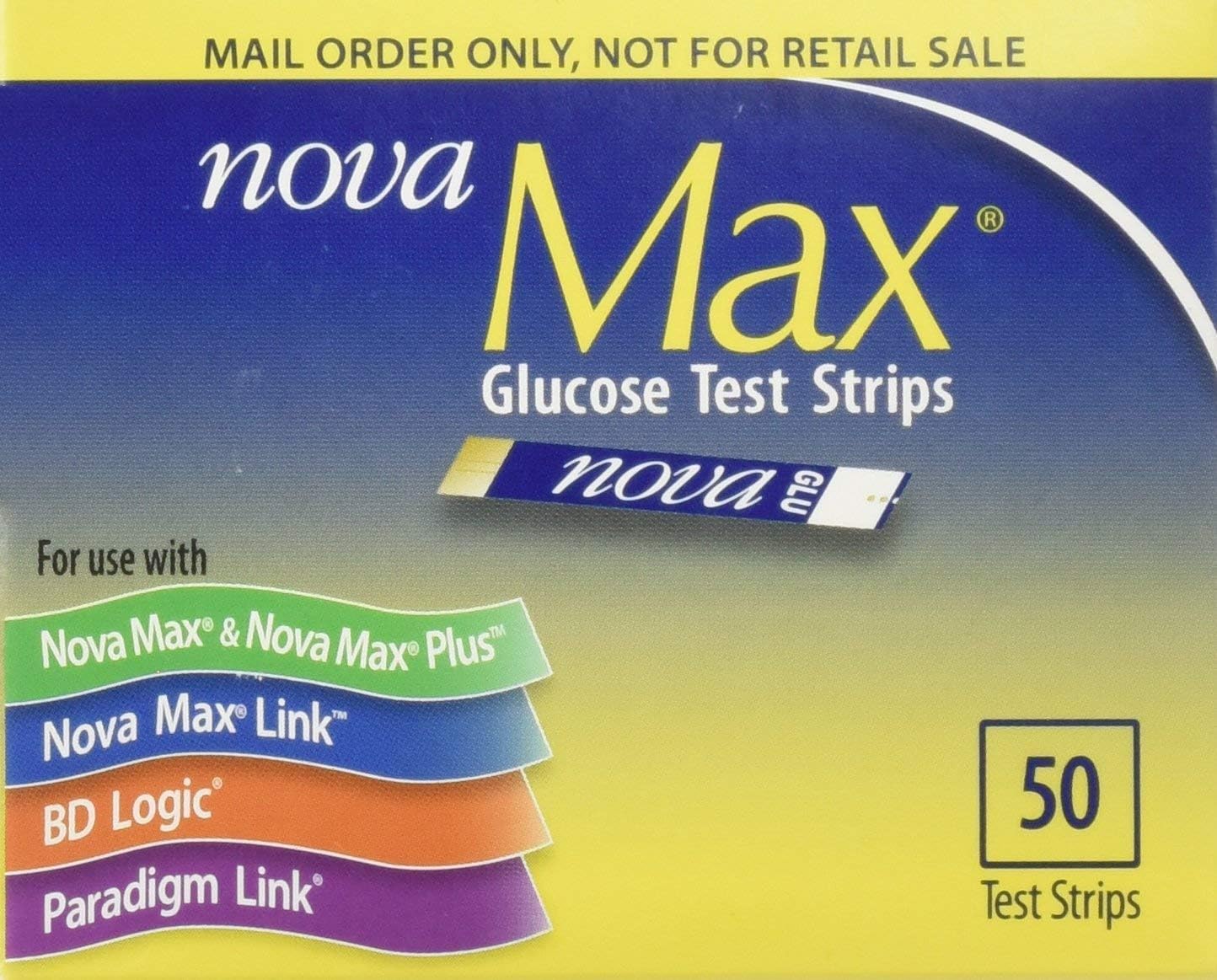 Nova Max Glucose Test Strips 250Ct. Nfrs Bundle Savings (5 boxes of 50Ct= 250CT Total) - Image 3