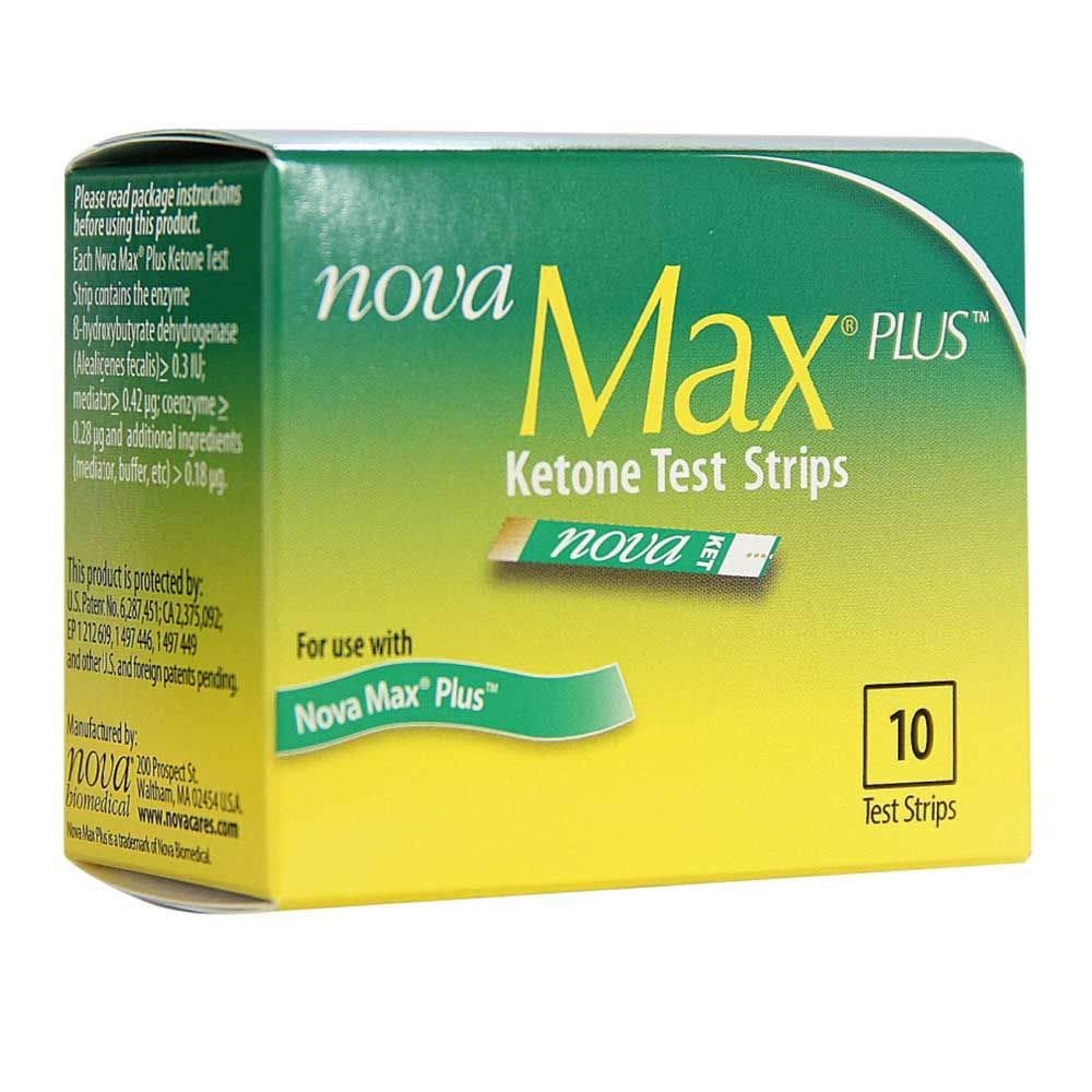 Nova Max Plus Ketone Test Strips - Box of 10 - Image 5