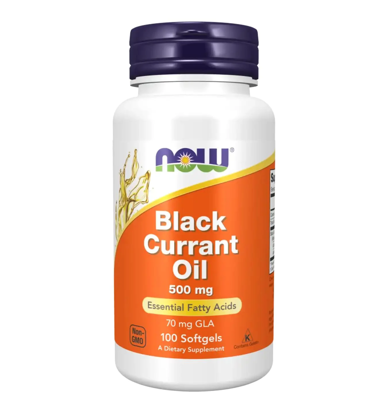 Now Foods - Black Currant Oil 500 mg 100 Sgels - Image 3