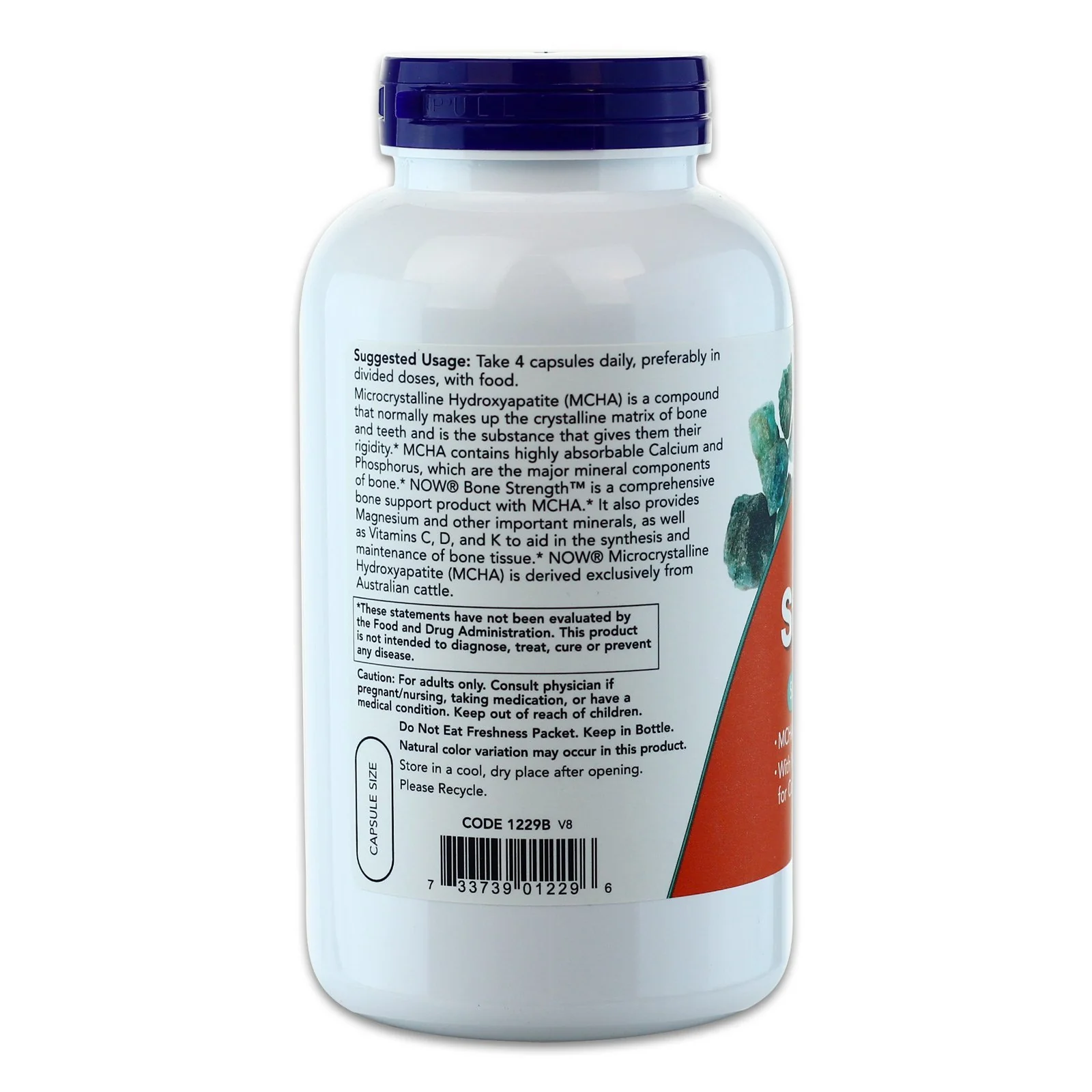 Now Foods - Bone Strength, 240 Capsules, Pack of 2 - Image 2